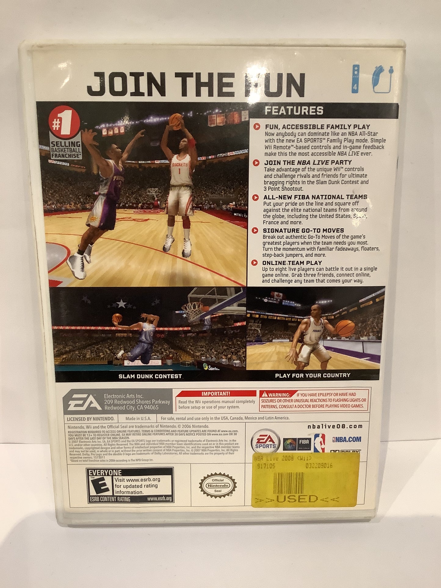 NBA Live 2008 - Wii