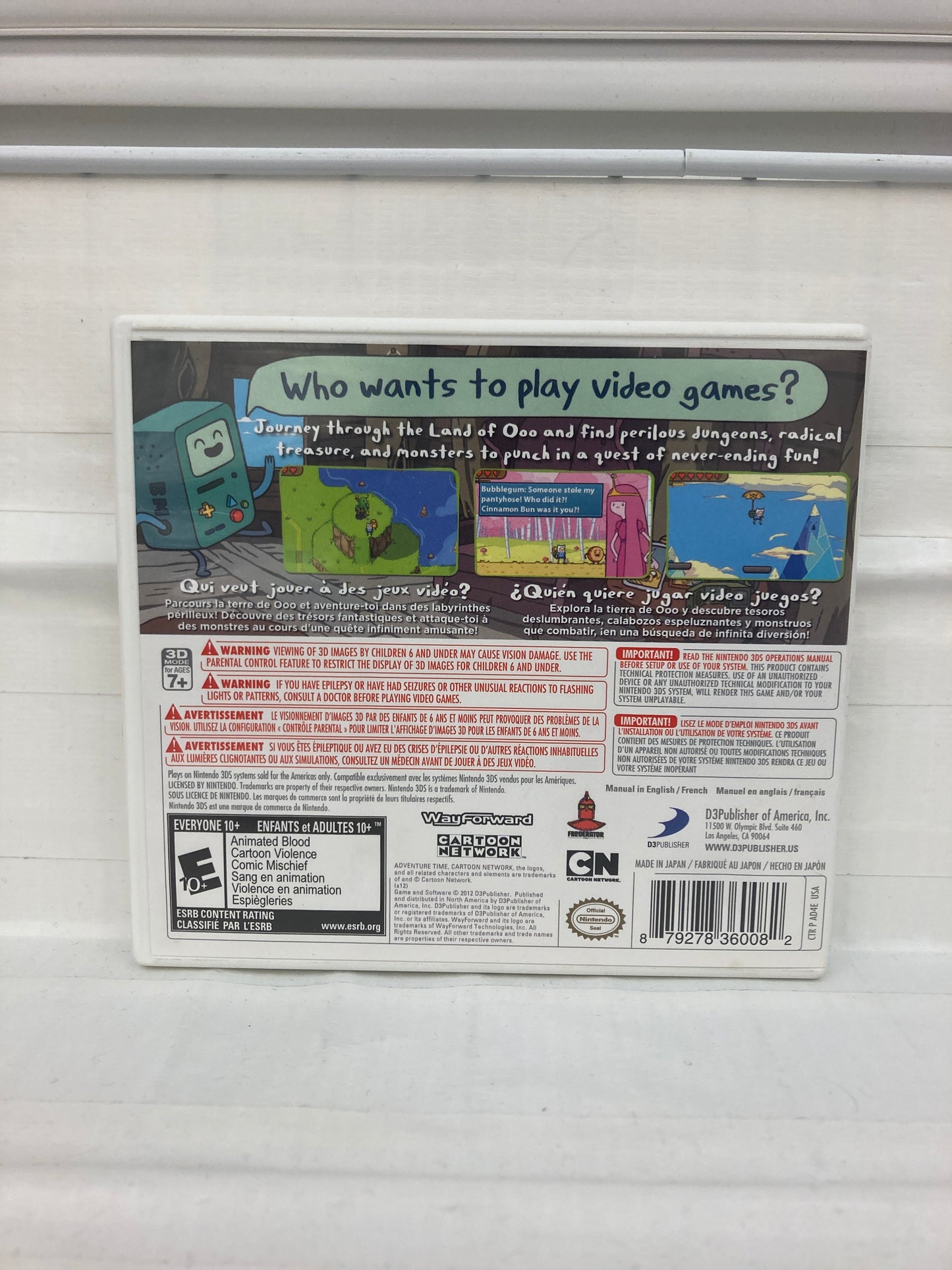 Adventure Time: Hey Ice King - Nintendo 3DS