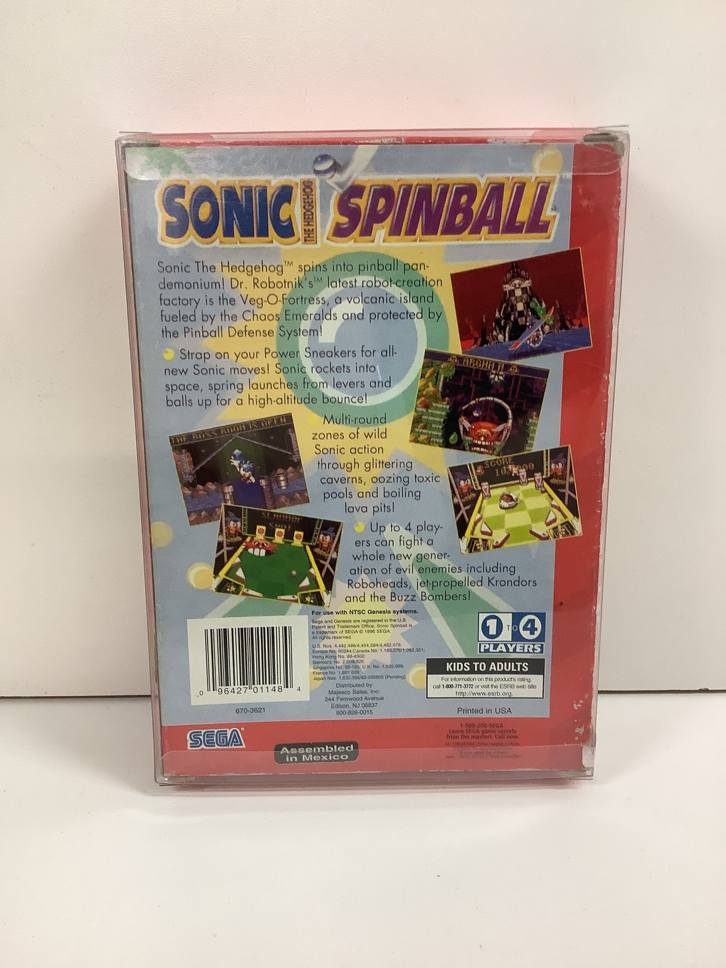 Sonic Spinball [Cardboard Box] - Sega Genesis