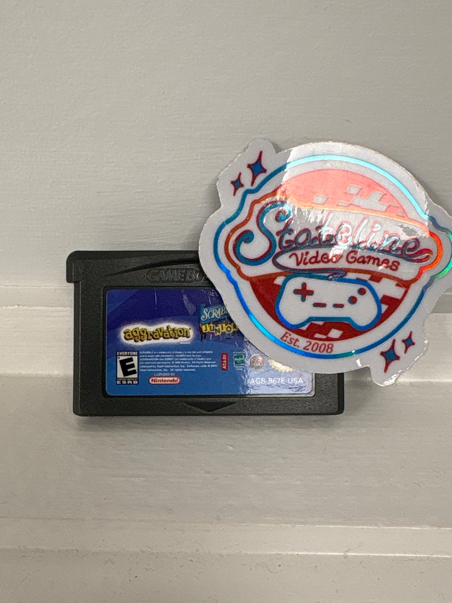 Aggravation / Sorry /  Scrabble Jr - GameBoy Advance