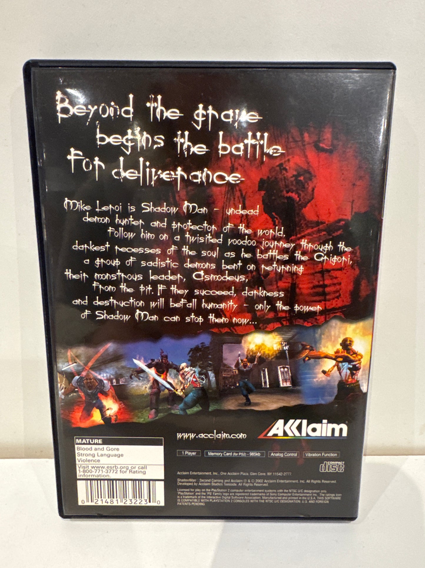 Shadow Man Second Coming - Playstation 2