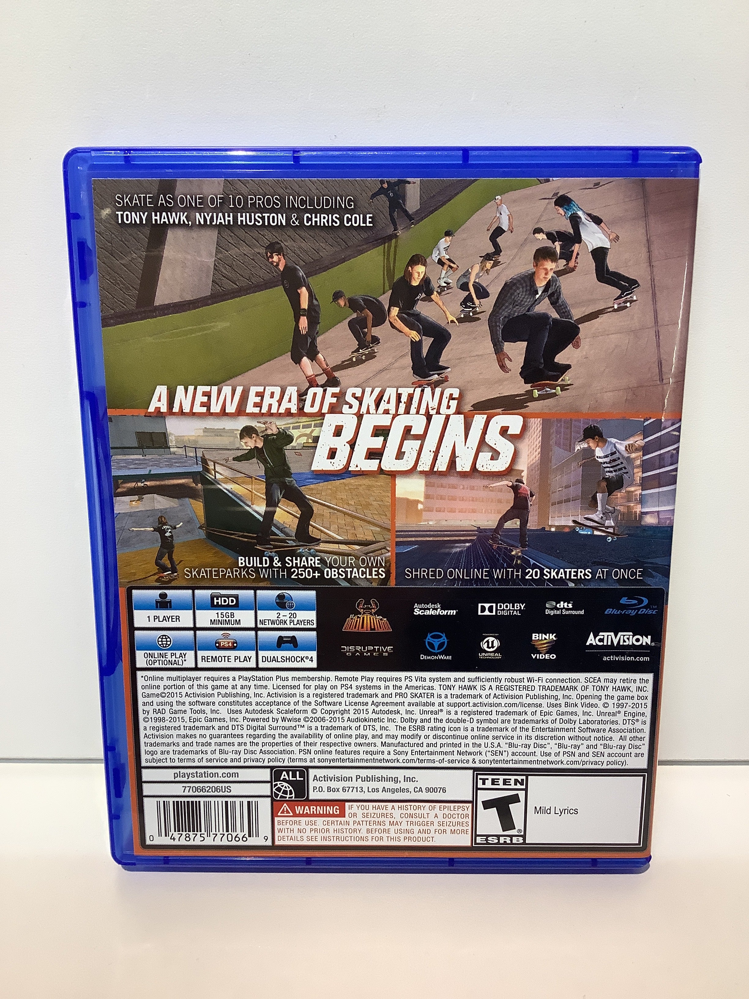 Tony Hawk 5 - Playstation 4 – Stateline Video Games Inc.