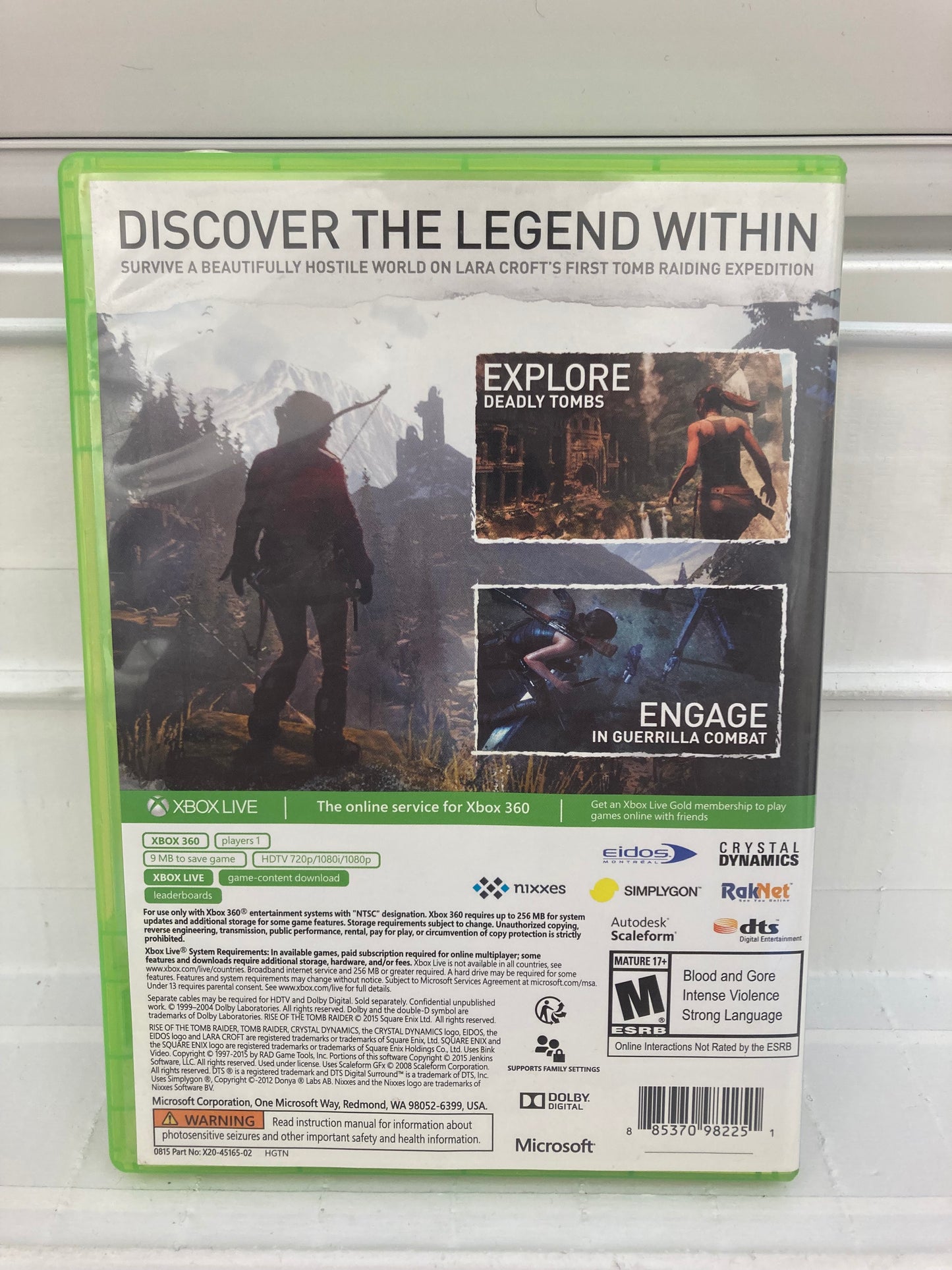 Rise of the Tomb Raider - Xbox 360
