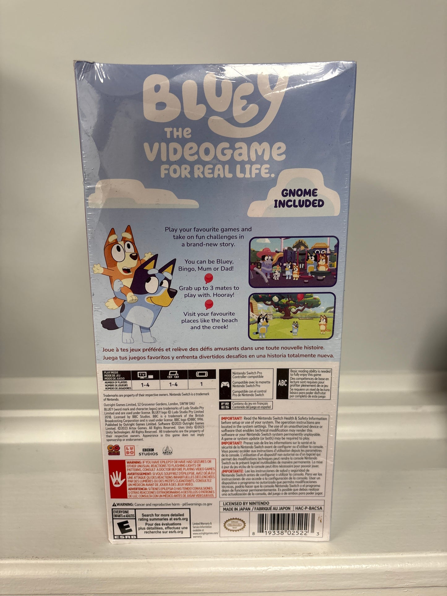 Bluey: The Videogame [Gnome Plush Bundle] - Nintendo Switch