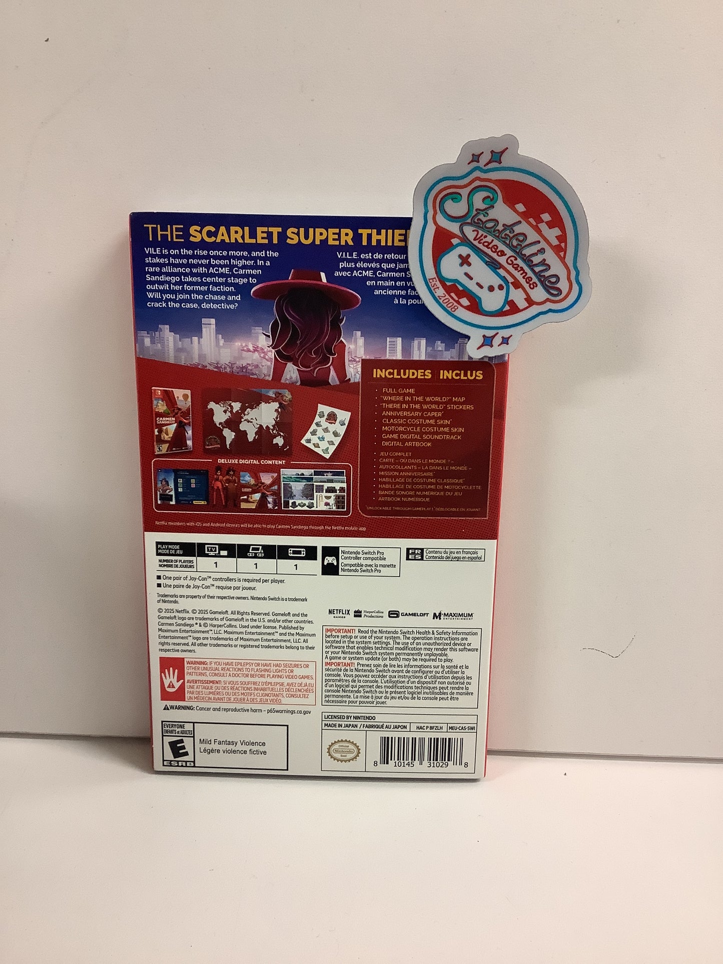 Carmen Sandiego [40th Anniversary Edition] - Nintendo Switch