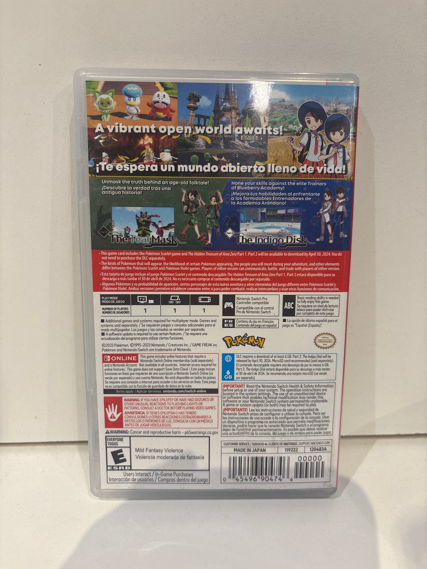 Pokemon Scarlet & The Hidden Treasure of Area Zero - Nintendo Switch