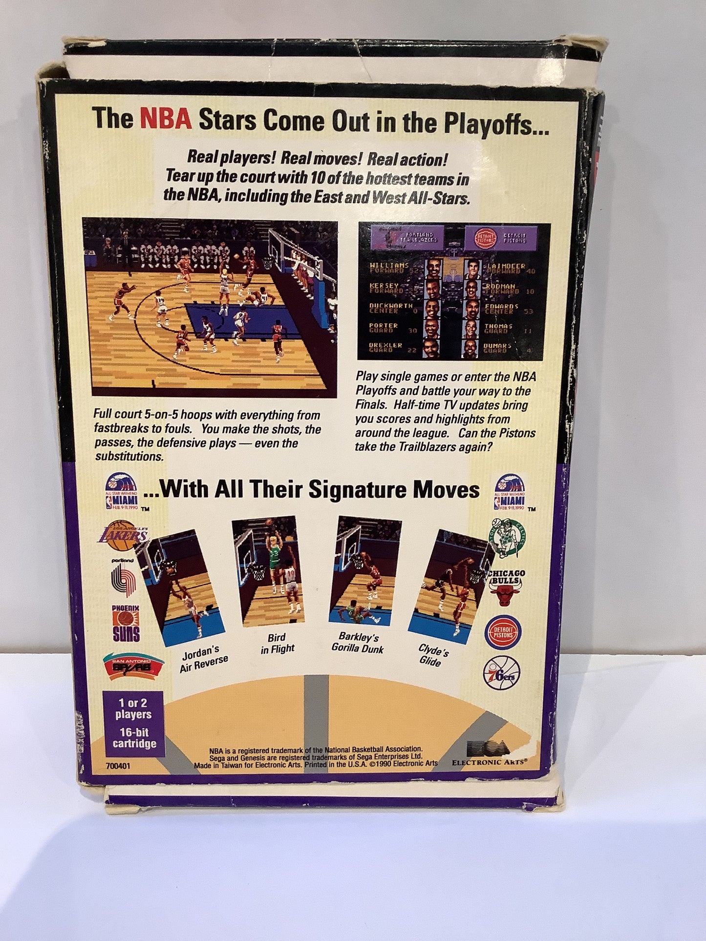 Lakers vs. Celtics and the NBA Playoffs - Sega Genesis