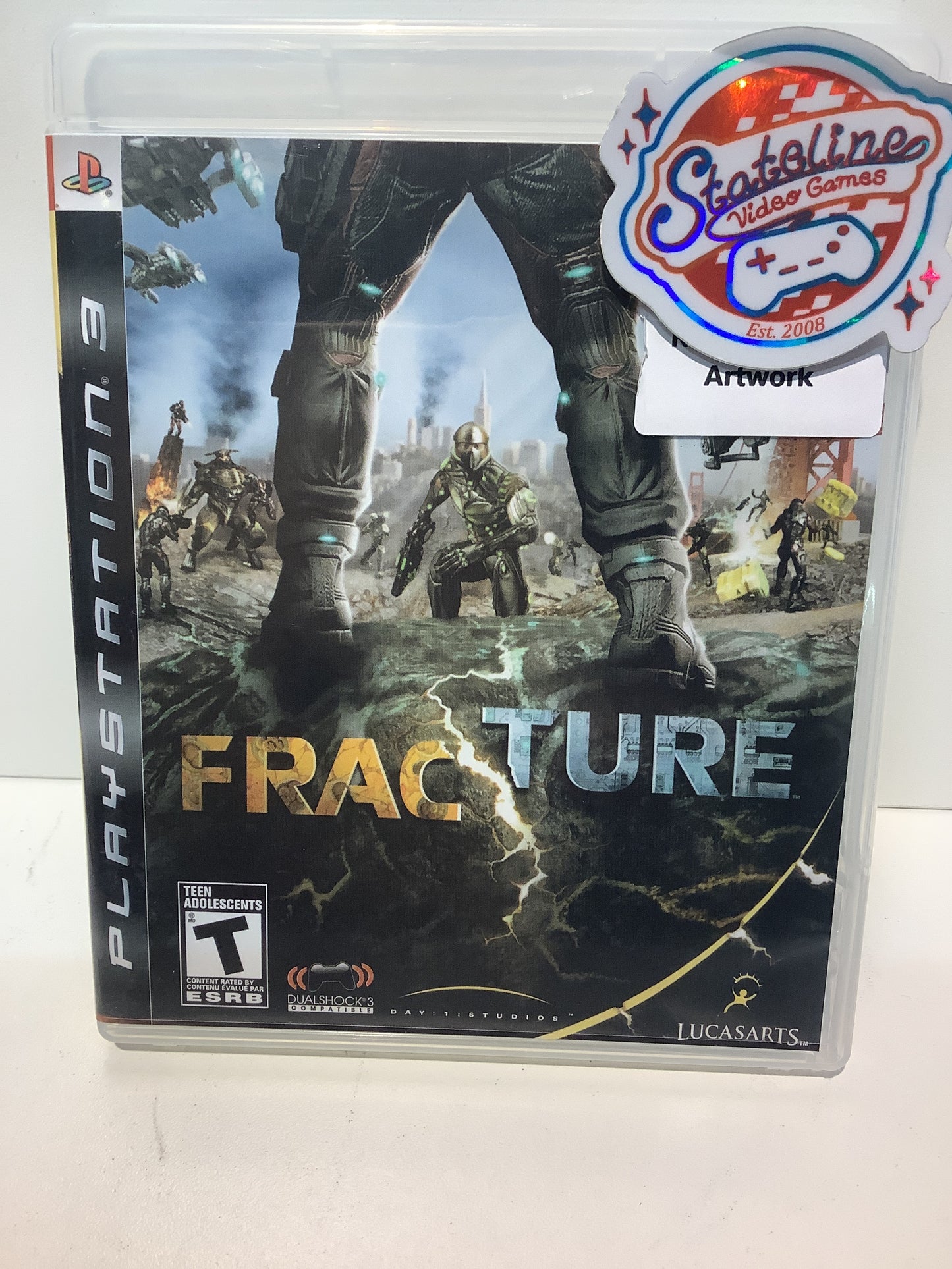 Jeu Playstation 3 PS3 Fracture - Vintage complet et fonctionnel Jeu Playstation 3 PS3 Fracture - Vintage complet et fonctionnel