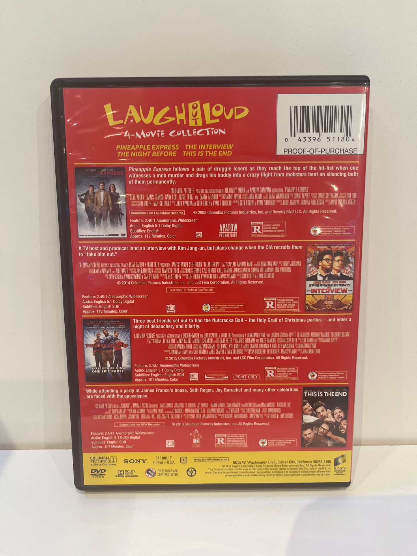 Laugh Out Loud: 4-Movie Collection - DVD