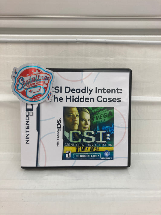CSI: Crime Scene Investigation: Deadly Intent Hidden Cases - Nintendo DS