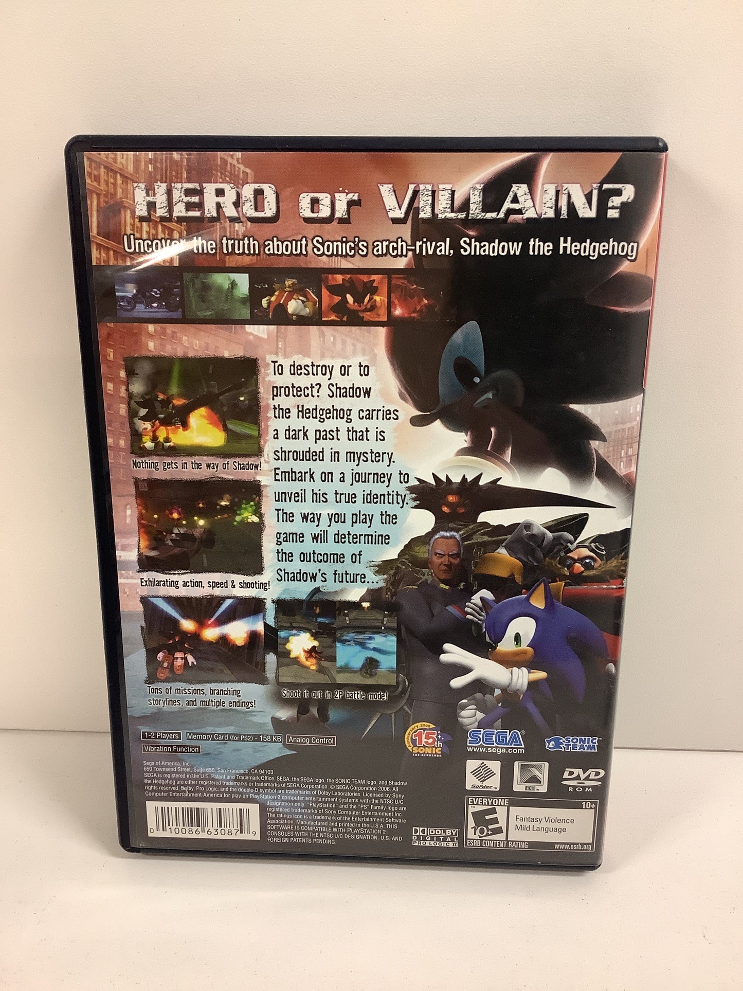 Shadow the Hedgehog [Greatest Hits] - Playstation 2