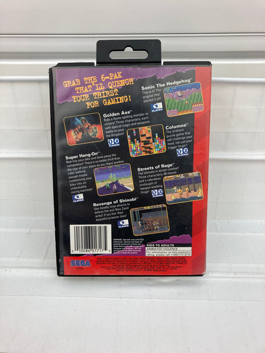6-Pak - Sega Genesis