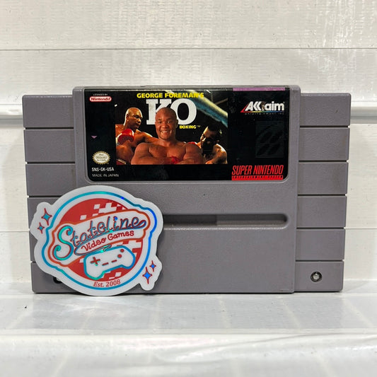 George Foreman's KO Boxing - Super Nintendo