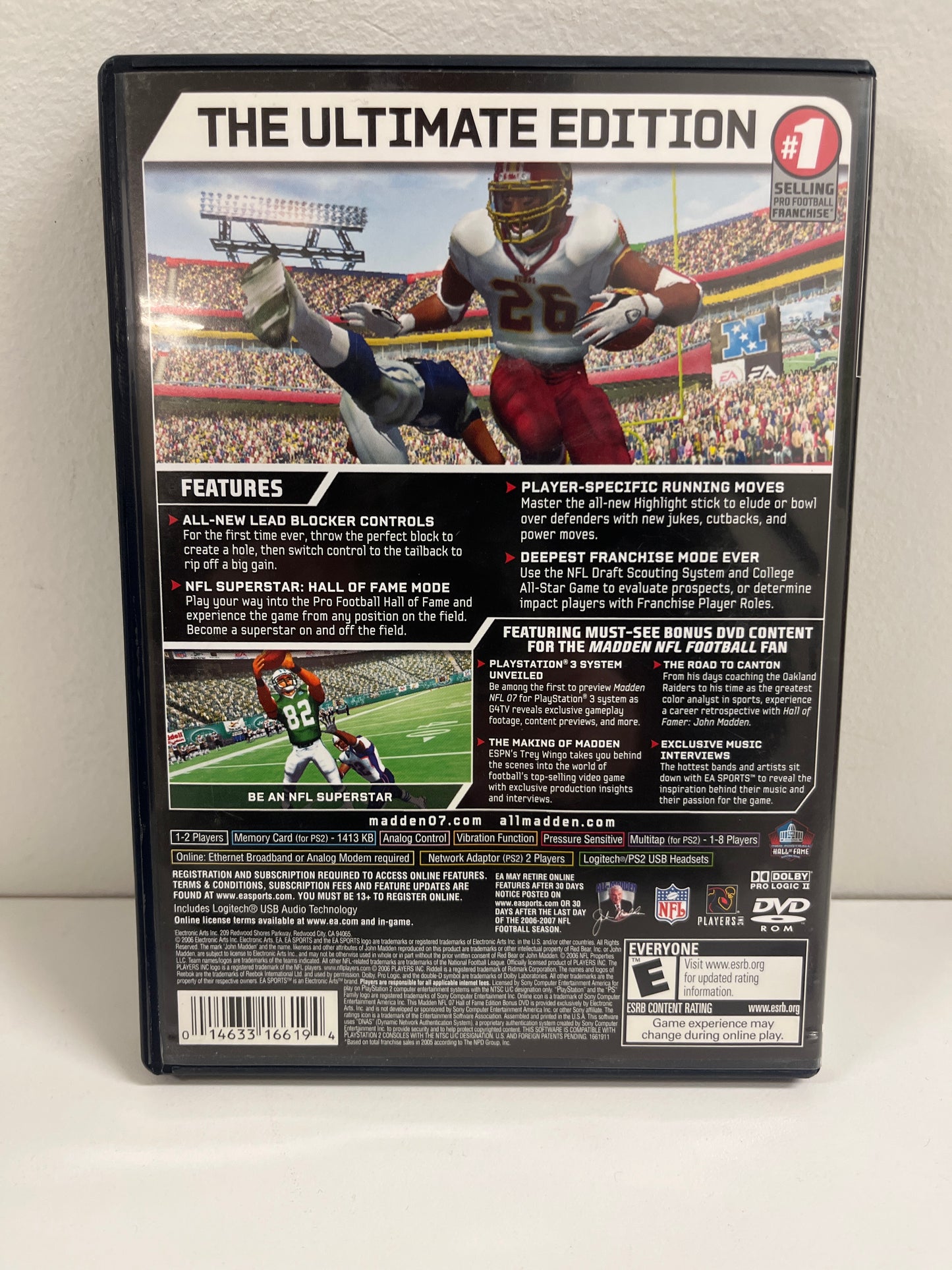 Madden 2007 [Hall of Fame Edition] - Playstation 2