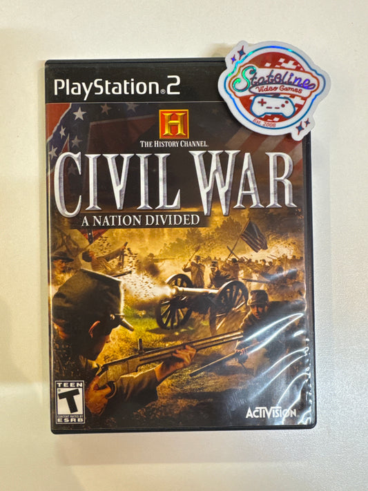 History Channel Civil War A Nation Divided - Playstation 2