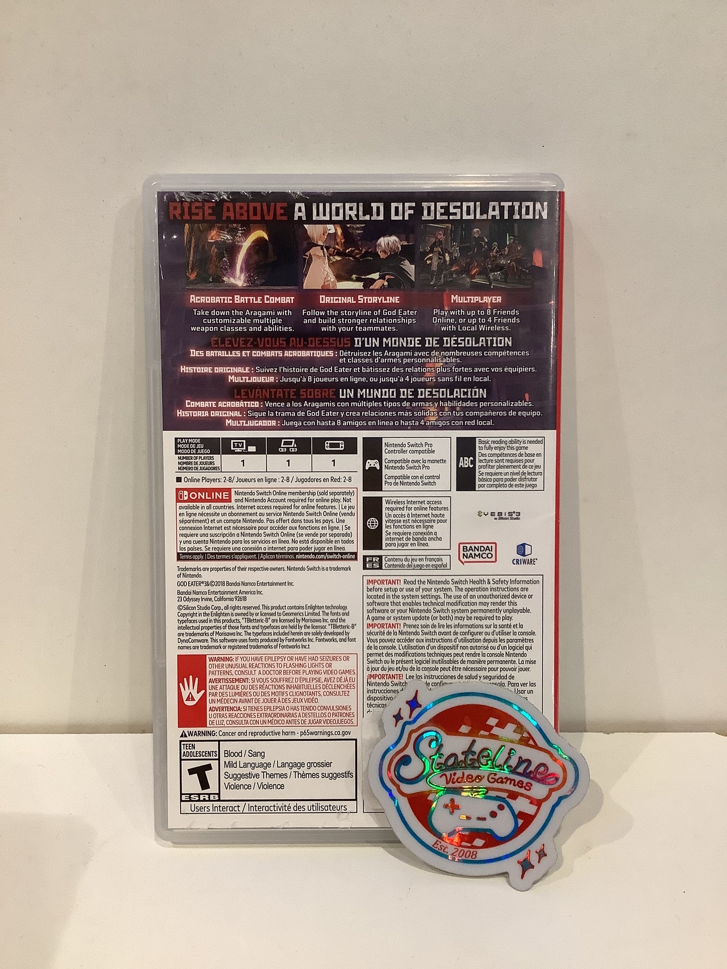 God Eater 3 - Nintendo Switch