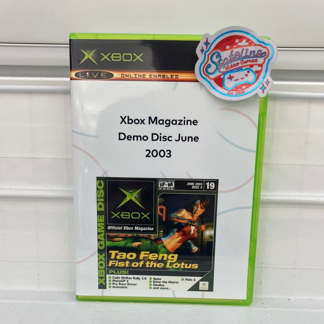 Xbox Magazine Demo Disc June 2003 - Xbox