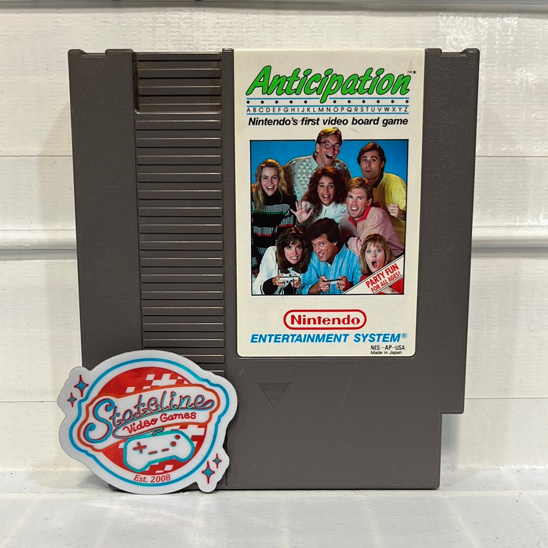 Anticipation on sale nes game