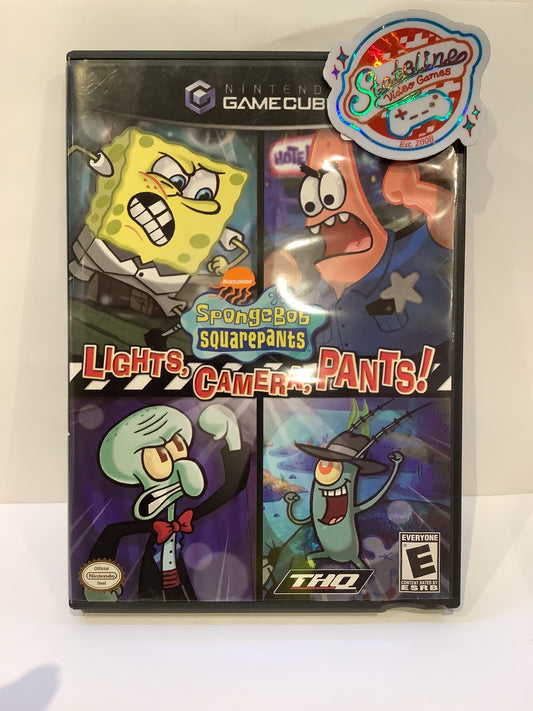 SpongeBob SquarePants Lights Camera Pants - Gamecube