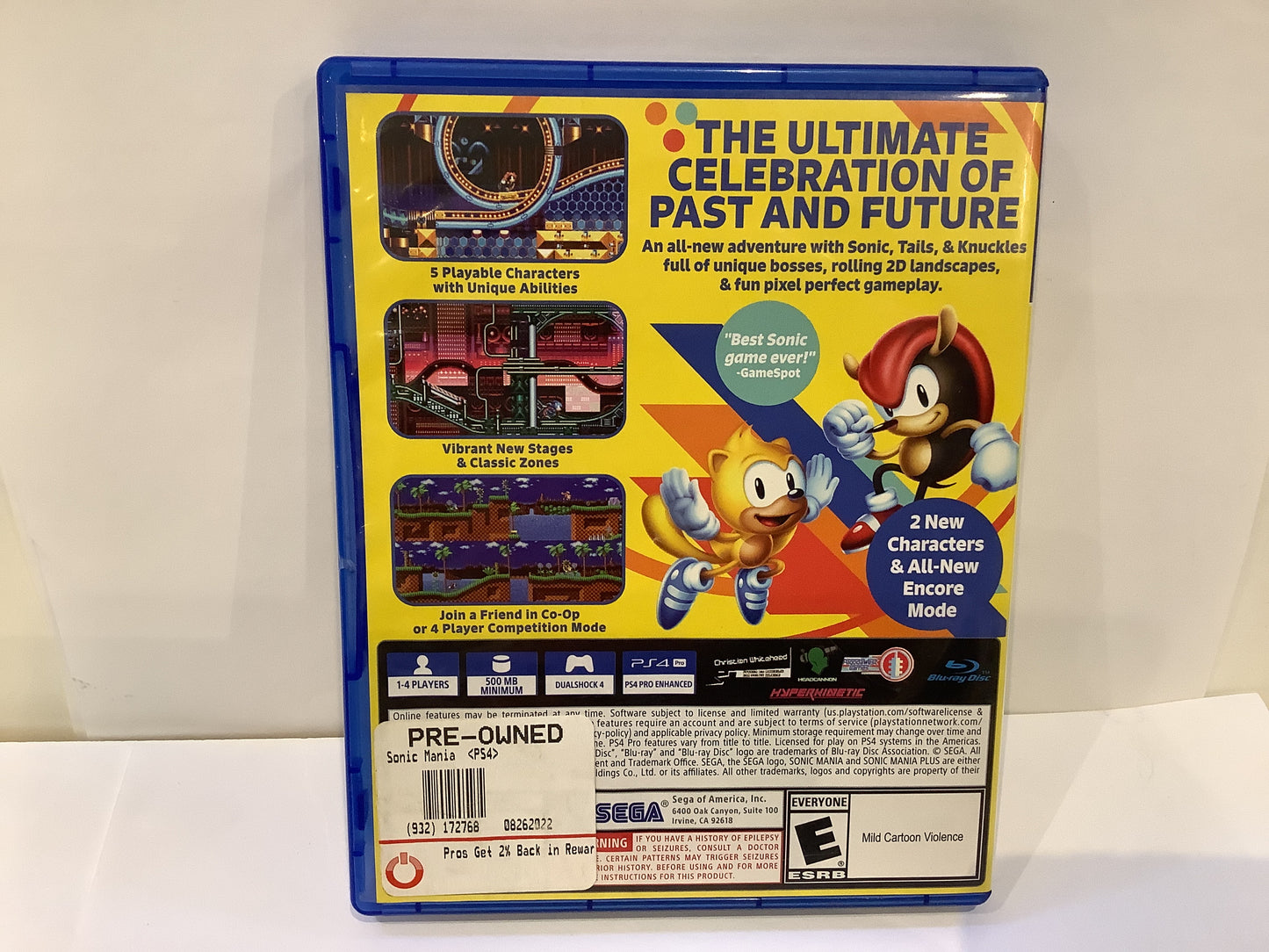 Sonic Mania Plus - Playstation 4