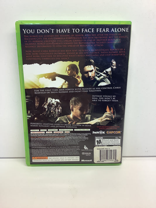 Resident Evil 5 - Xbox 360