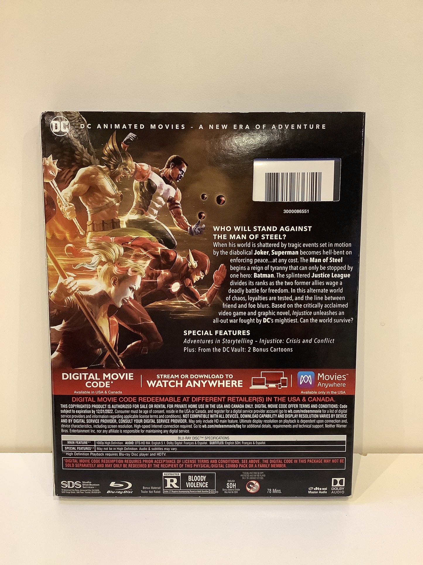 Injustice - Blu-Ray
