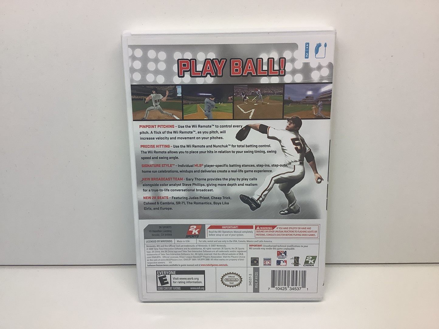 Major League Baseball 2K9 - Wii