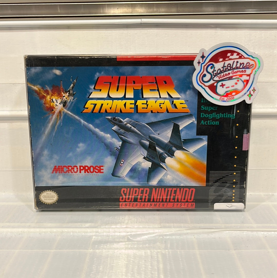 Super Strike Stickers Super Strike Eagle - Super Nintendo – Stateline Video Games Inc.