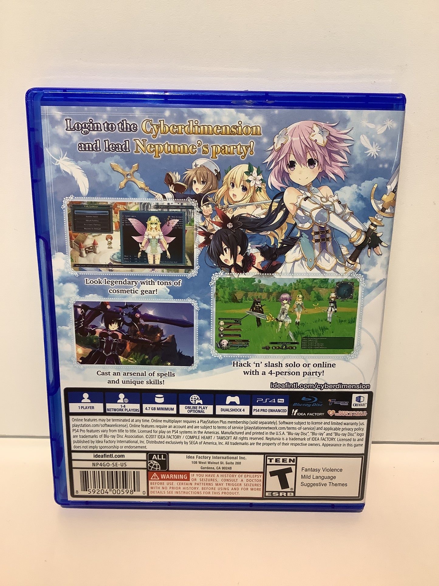 Cyberdimension Neptunia: 4 Goddesses Online - Playstation 4