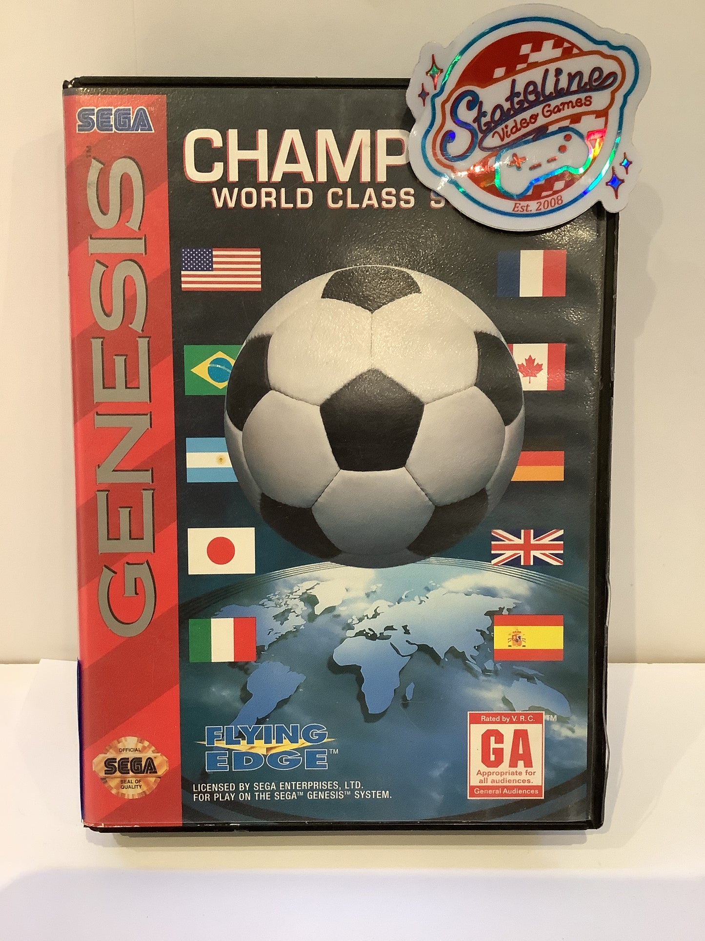 Champions World Class Soccer - Sega Genesis