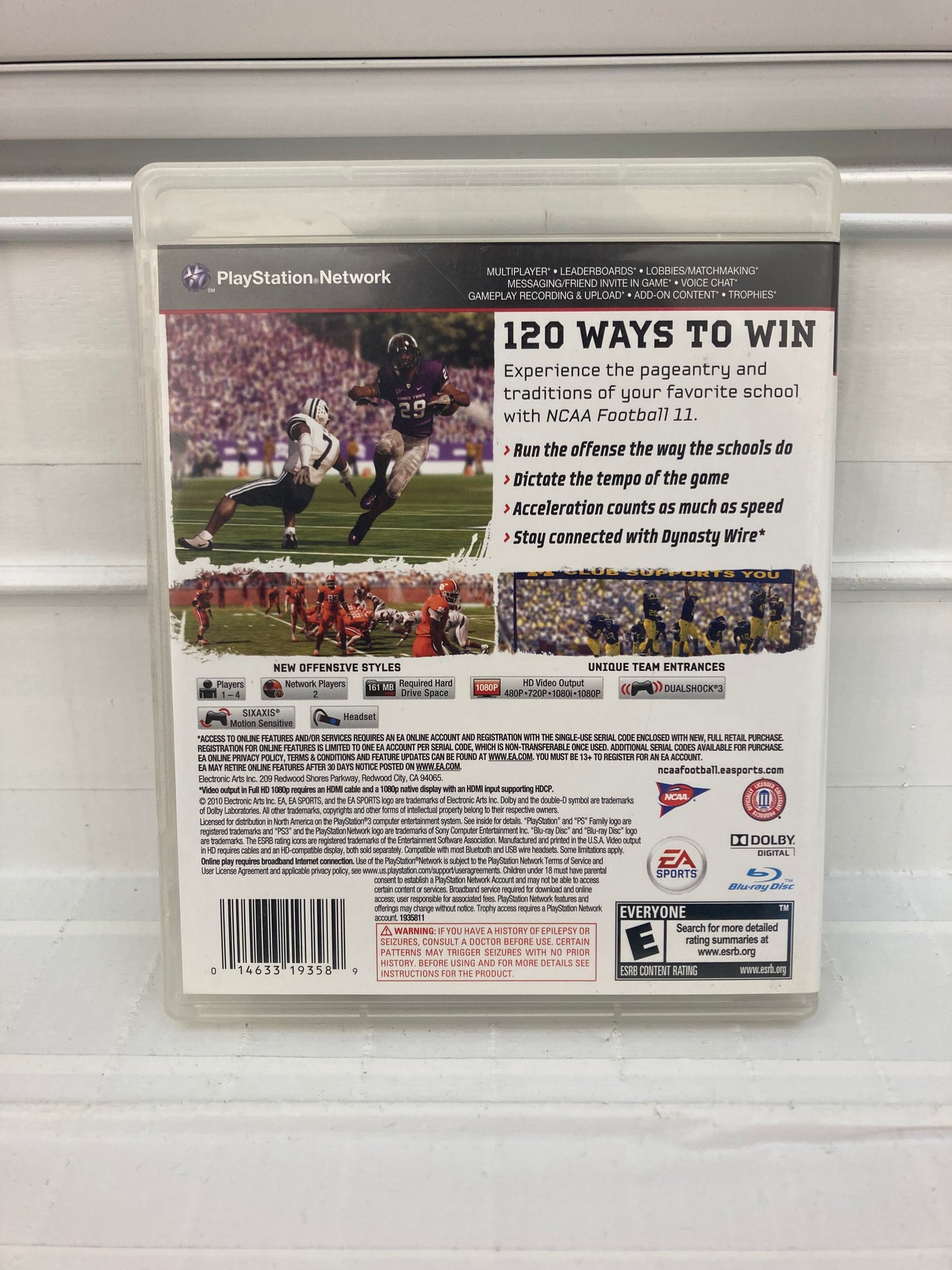 NCAA Football 11 - Playstation 3