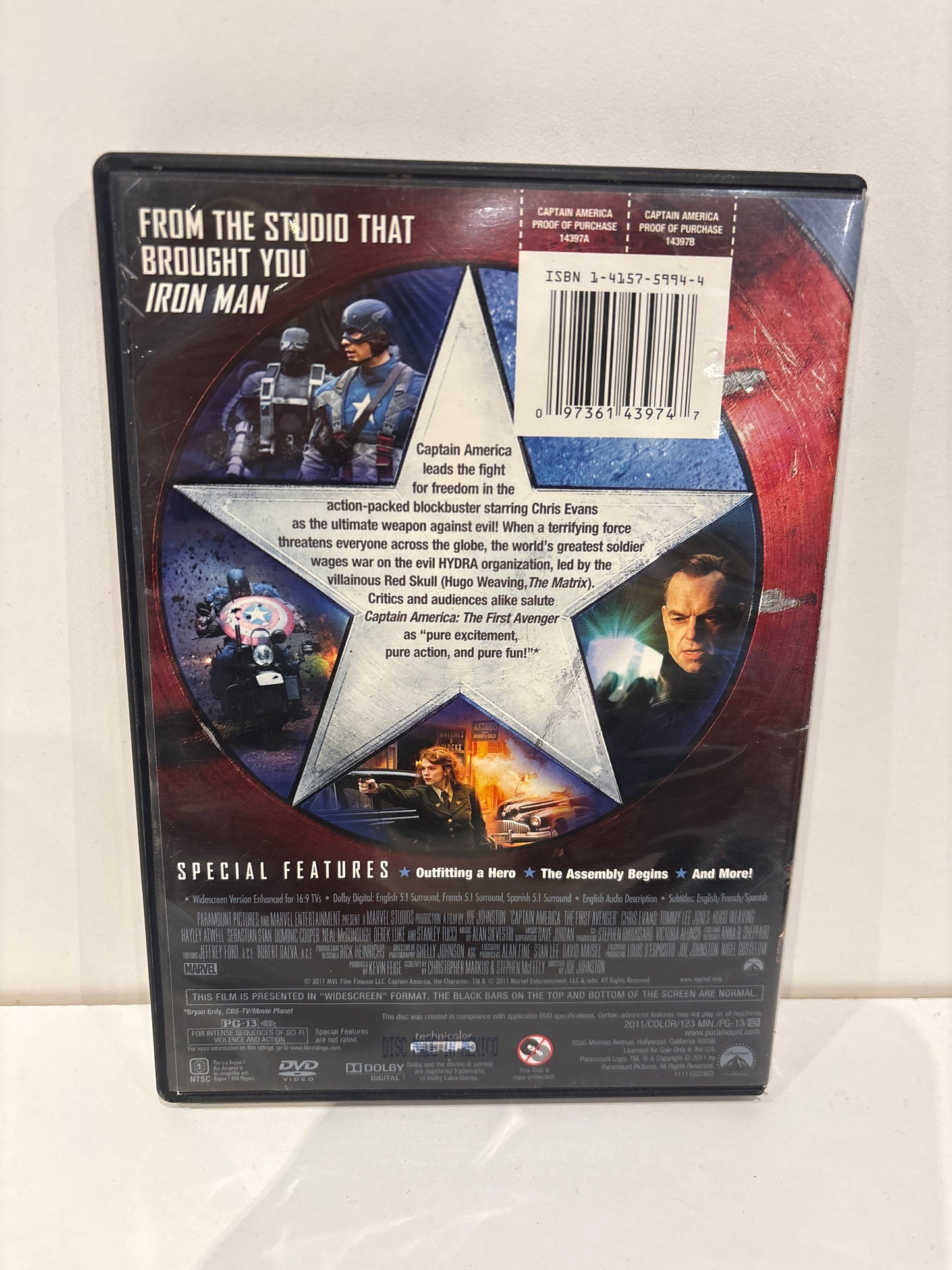Captain America: The First Avenger - DVD