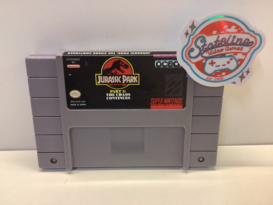 Jurassic Park 2 The Chaos Continues - Super Nintendo