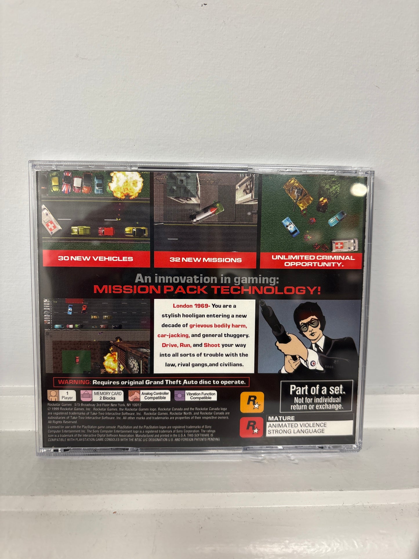 Grand Theft Auto Mission Pack #1: London 1969 [Collector's Edition] - Playstation