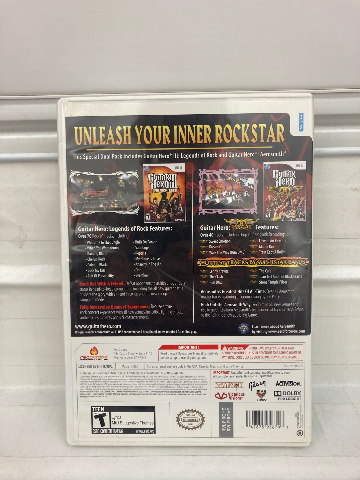 Guitar Hero III & Guitar Hero Aerosmith Dual Pack - Wii