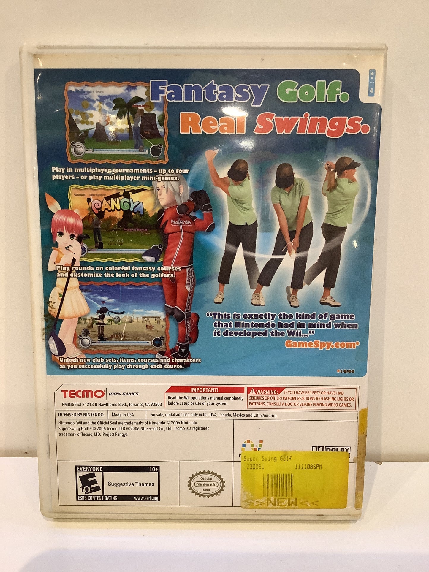 Super Swing Golf - Wii