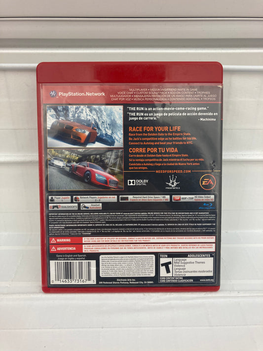 Need for Speed The Run [Greatest Hits] - Playstation 3