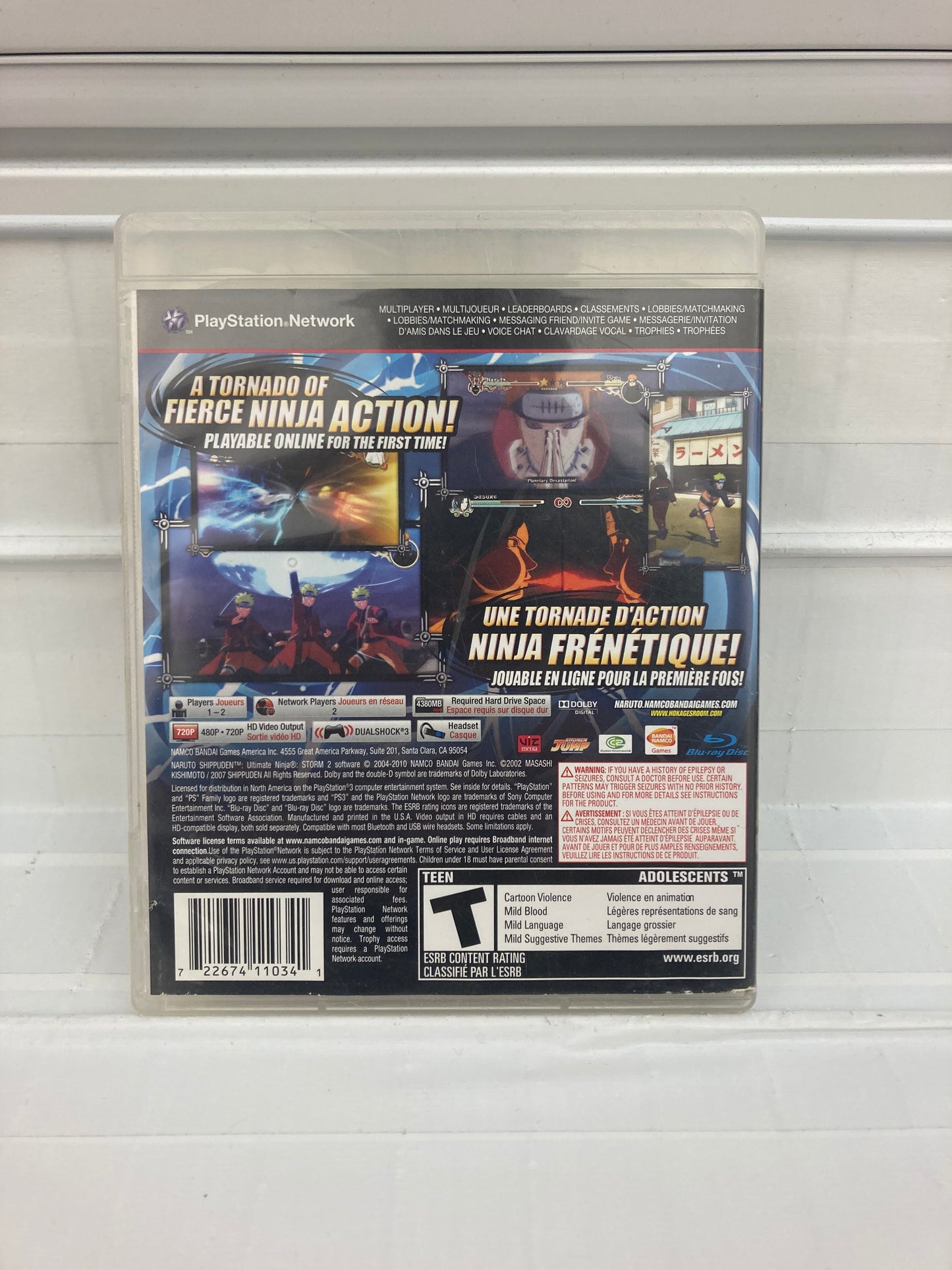 Naruto Shippuden Ultimate Ninja Storm 2 - Playstation 3
