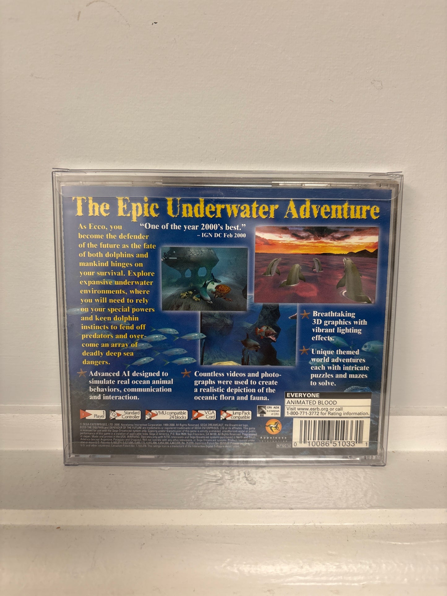 Ecco the Dolphin Defender of the Future - Sega Dreamcast