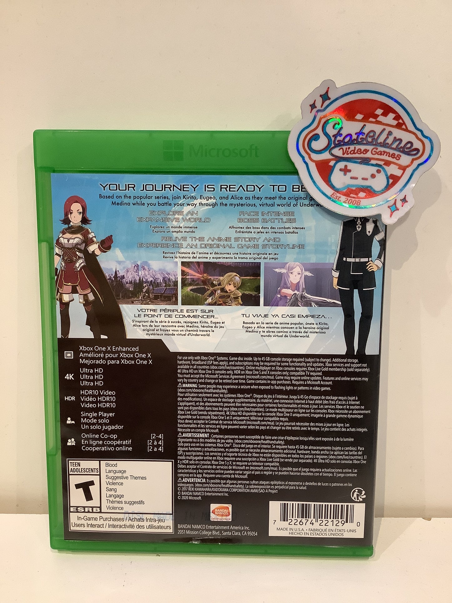 Sword Art Online: Alicization Lycoris - Xbox One