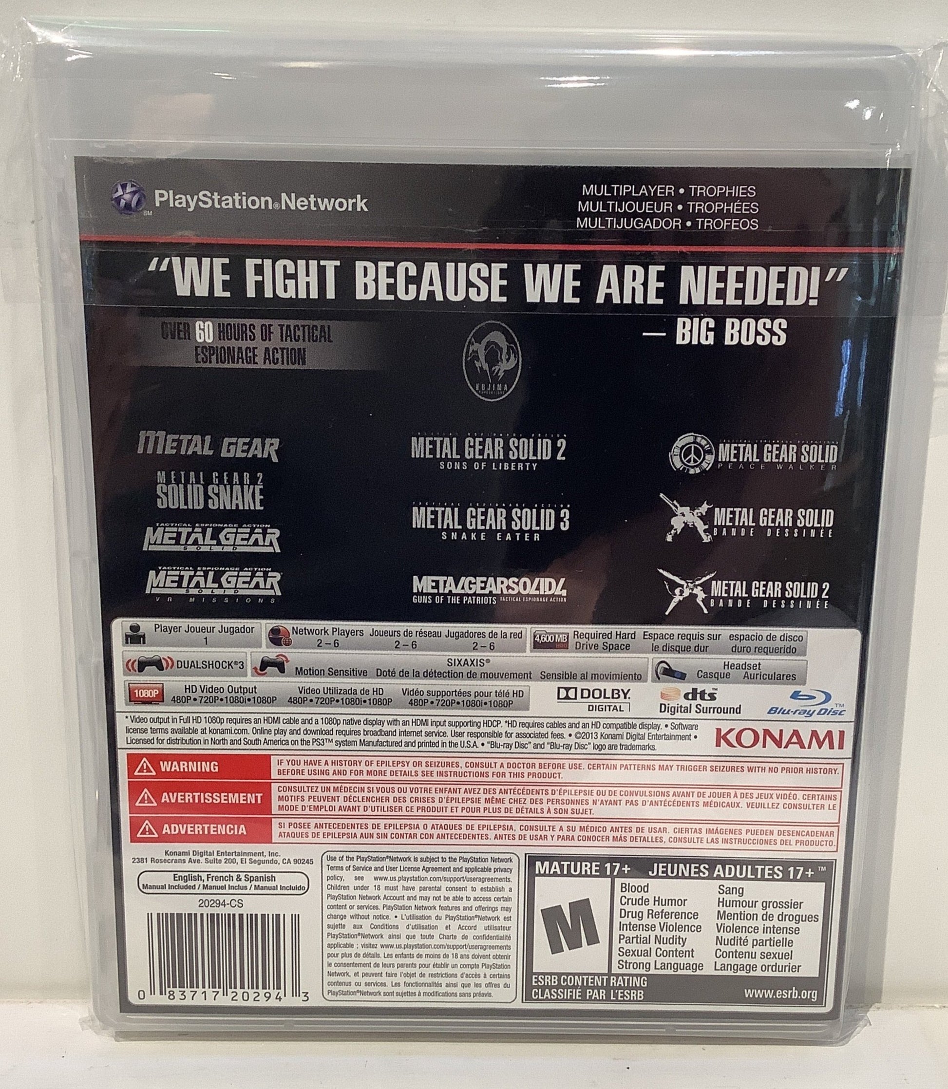 metal gear legacy collection Metal Gear Solid: The Legacy Collection