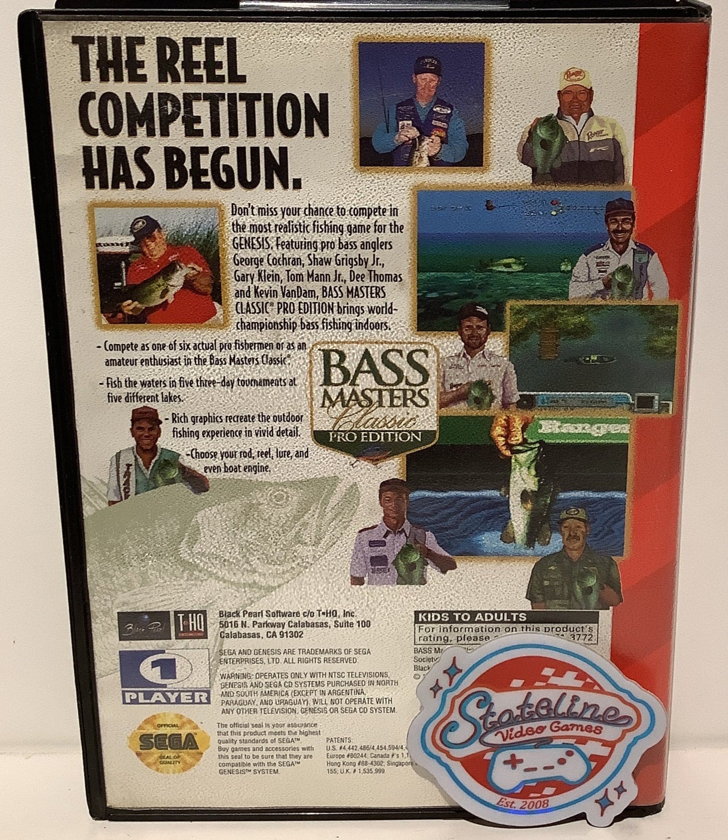 Bass Masters Classic Pro Edition - Sega Genesis