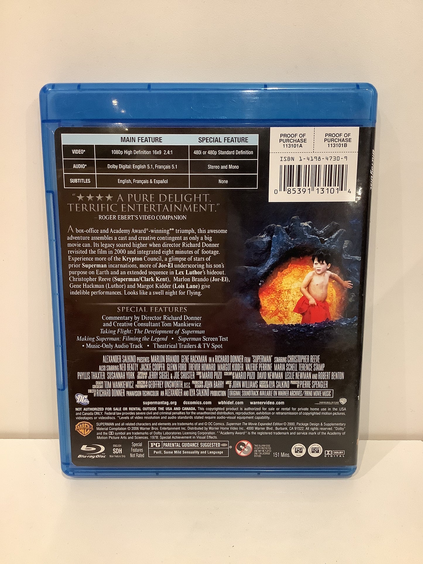 Superman: The Movie - Blu-Ray