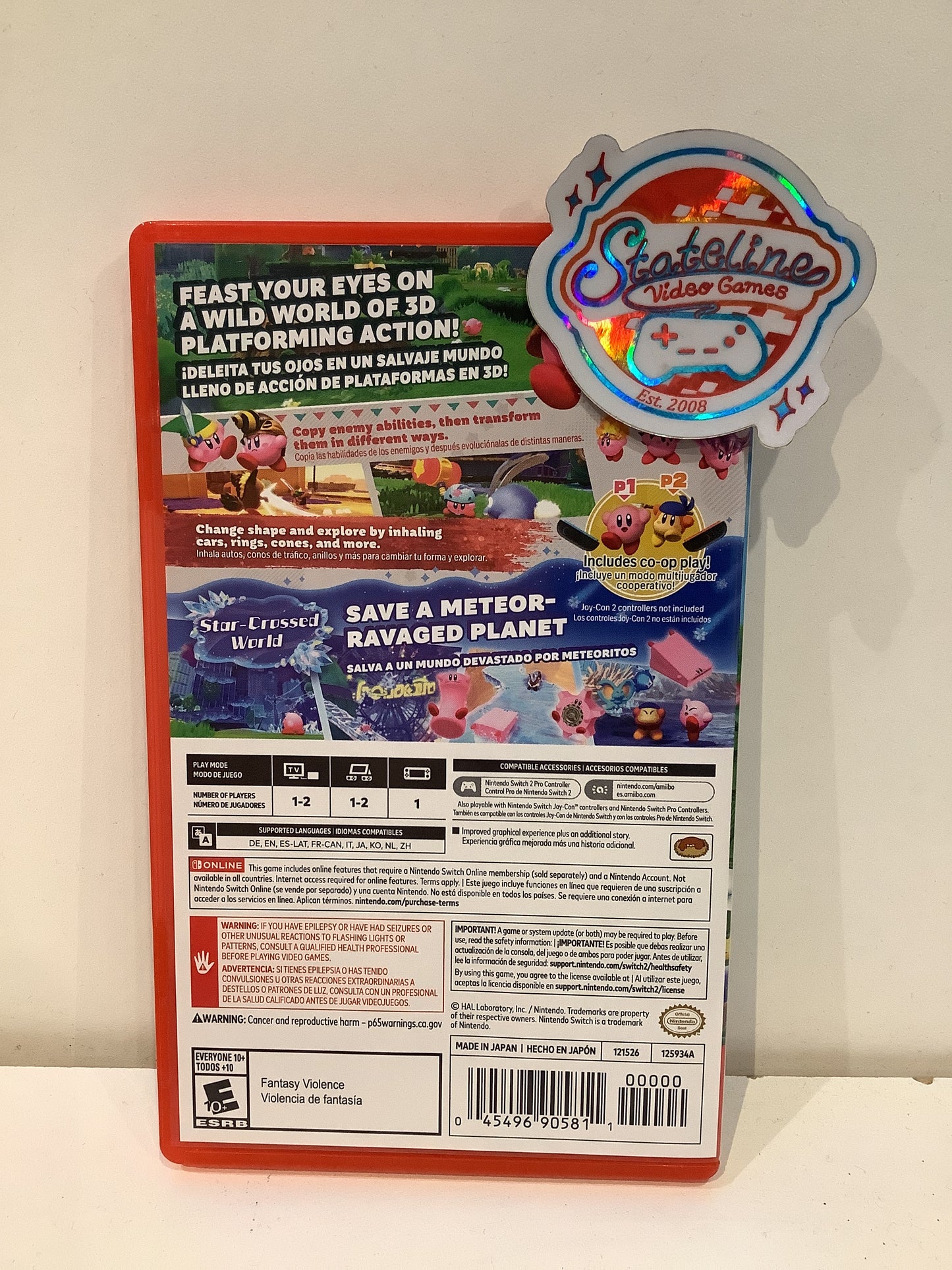 Kirby And The Forgotten Land + Star-Crossed World - Nintendo Switch 2