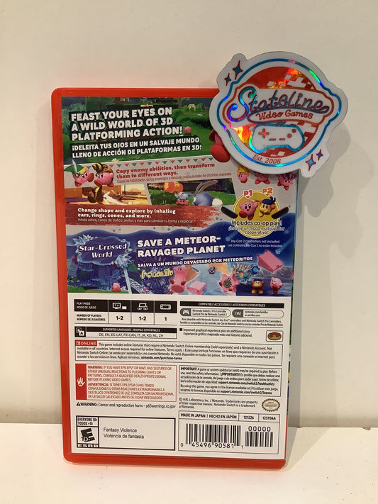 Kirby And The Forgotten Land + Star-Crossed World - Nintendo Switch 2