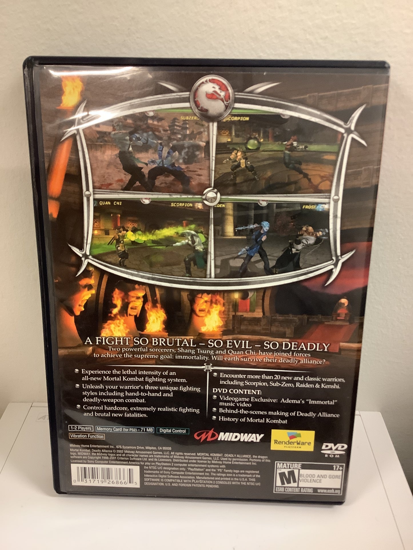 Mortal Kombat Deadly Alliance [Greatest Hits] - Playstation 2