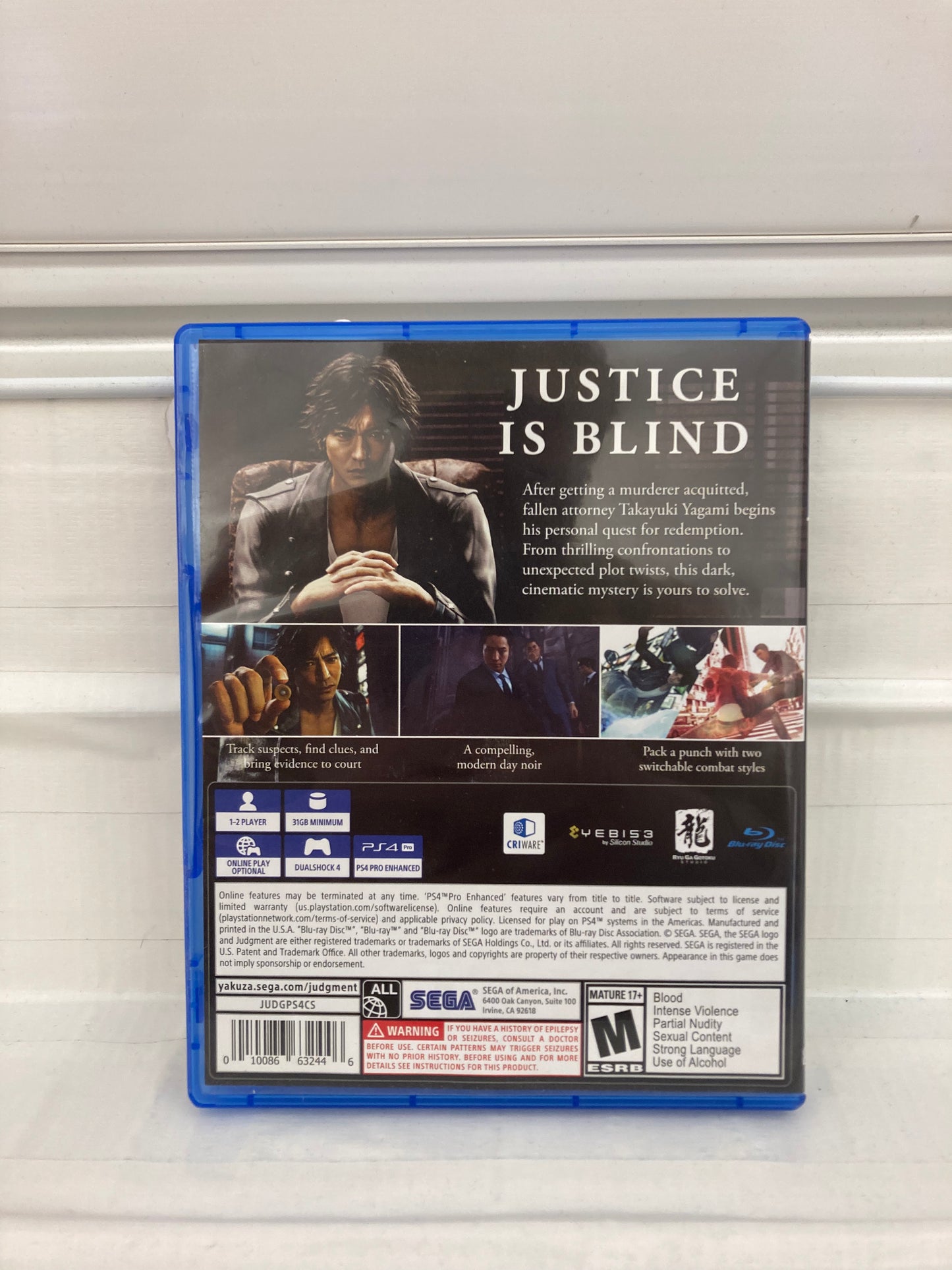 Judgement - PlayStation 4