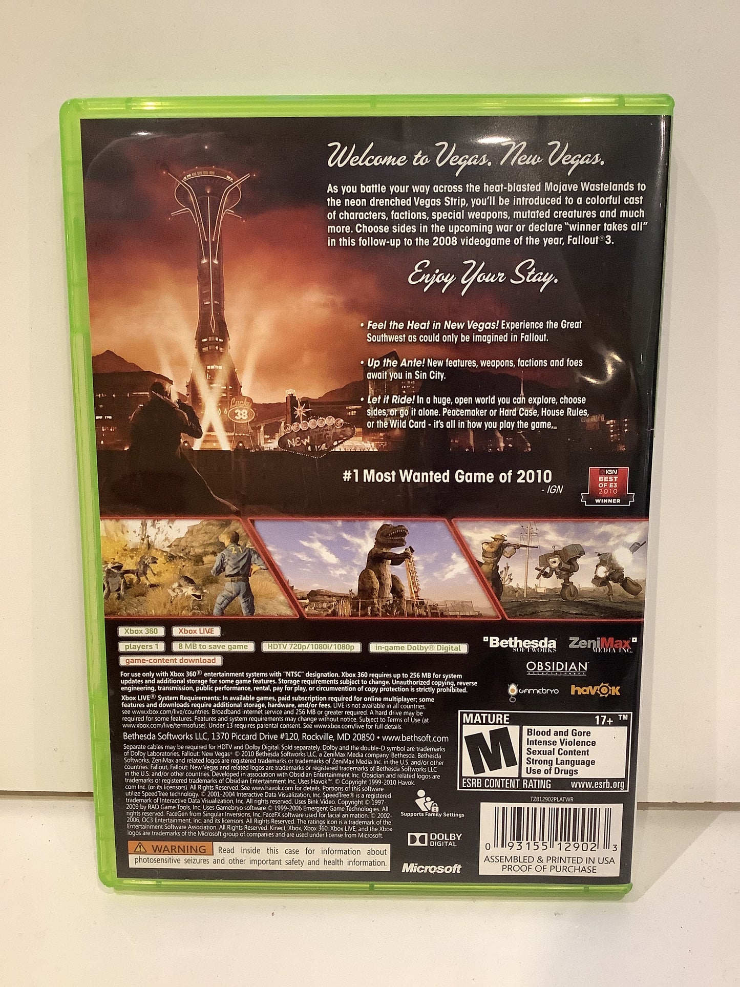 Fallout New Vegas [Platinum Hits] - Xbox 360