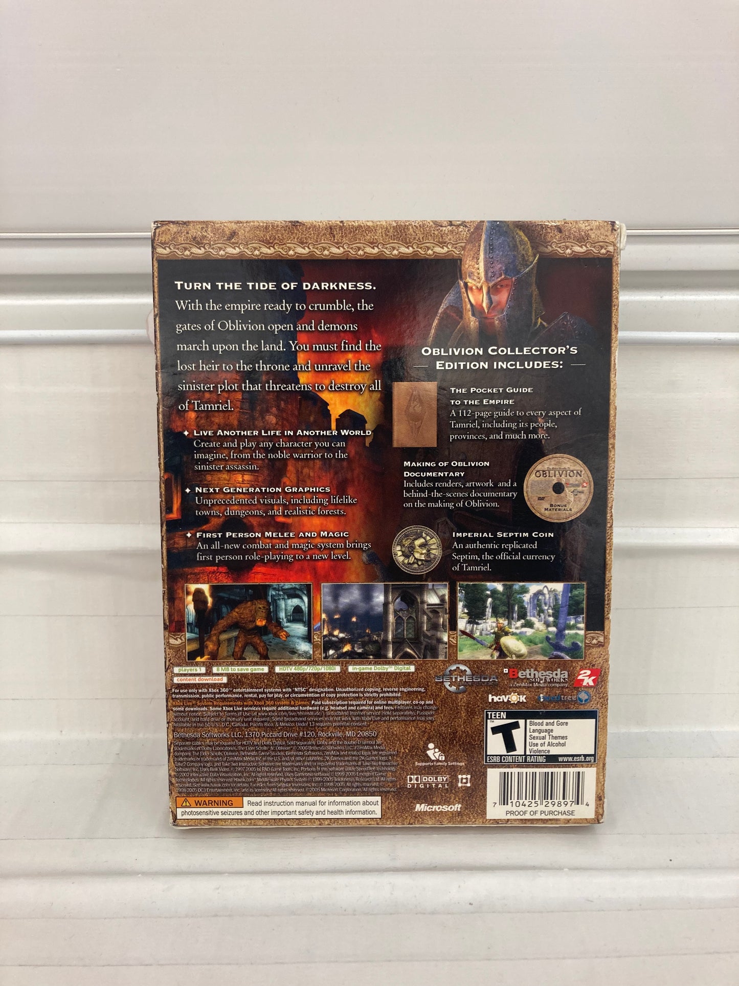 Elder Scrolls IV Oblivion [Collector's Edition] - Xbox 360