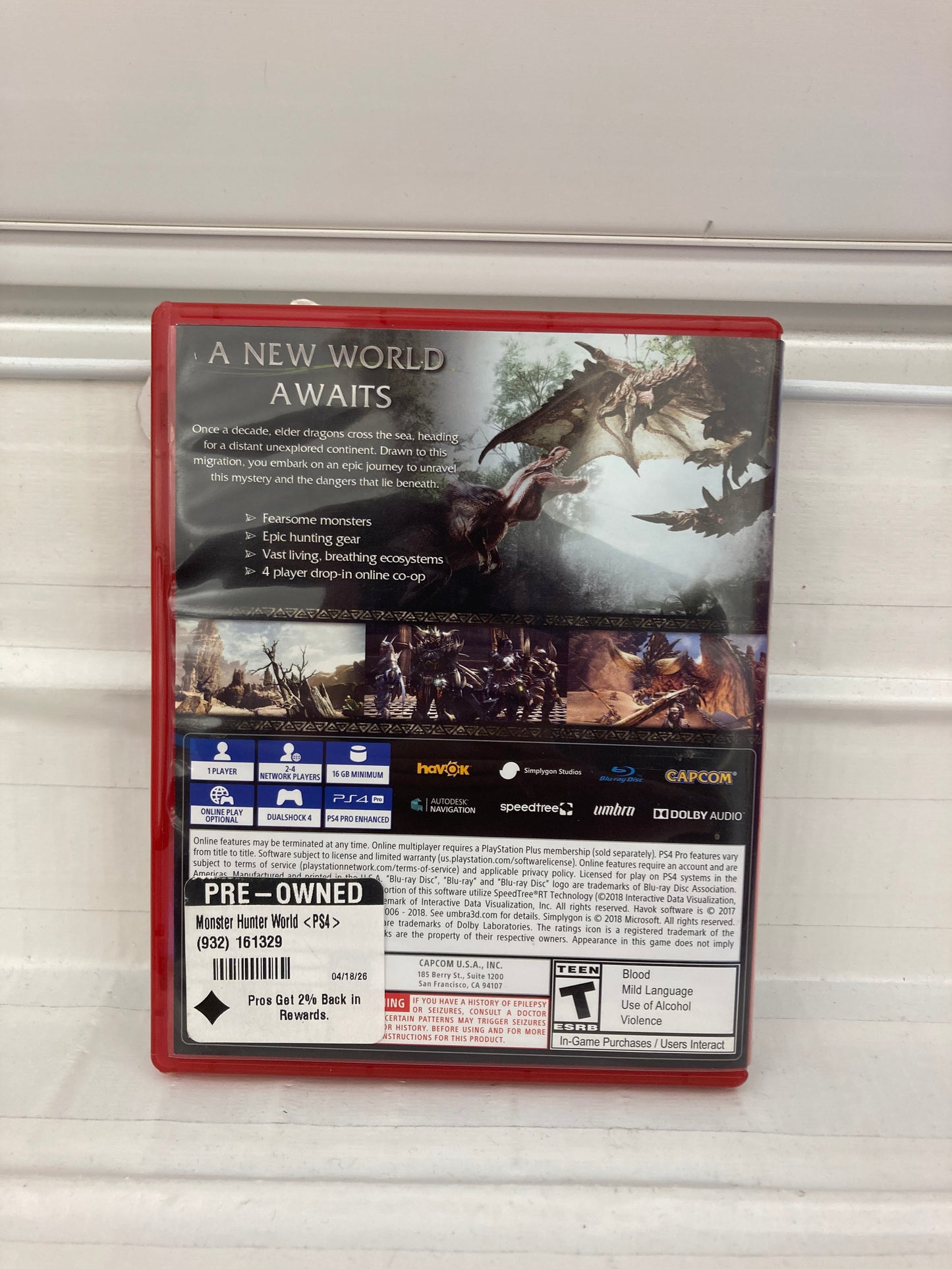 Monster Hunter: World [PlayStation Hits] - PlayStation 4